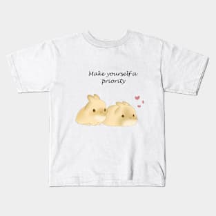 rabbit in love Kids T-Shirt